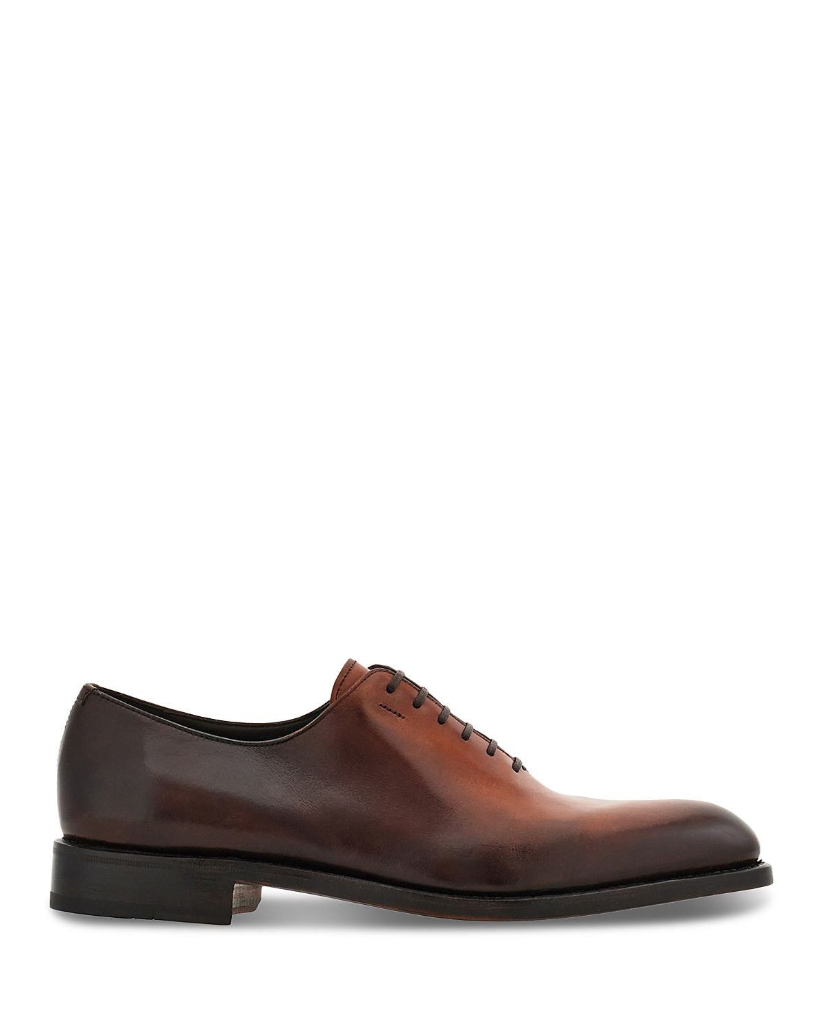 Ferragamo Men's Angiolo Leather Plain Toe Oxfords - Regular