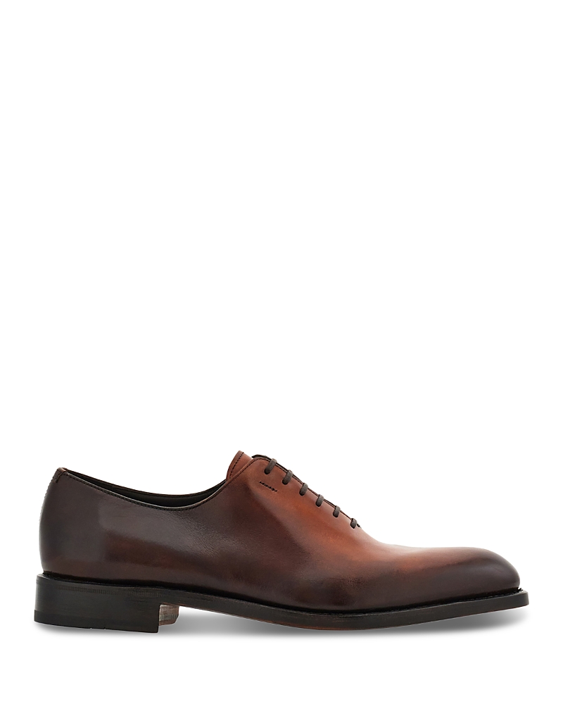 Ferragamo Men's Angiolo Leather Plain Toe Oxfords - Regular