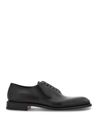 FERRAGAMO - Ferragamo Men's Angiolo Leather Plain Toe Oxfords