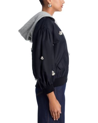 Hooded Embellished Jacket