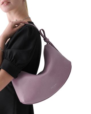 Loop Glazed Leather Shoulder Bag