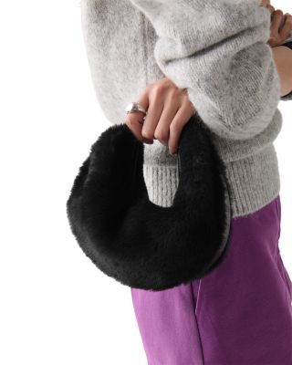 Shearling Bear Crossbody