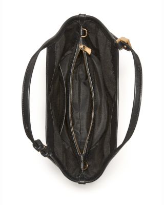 Deco Small Leather Tulip Tote