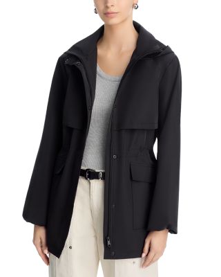 Mock Neck Raincoat