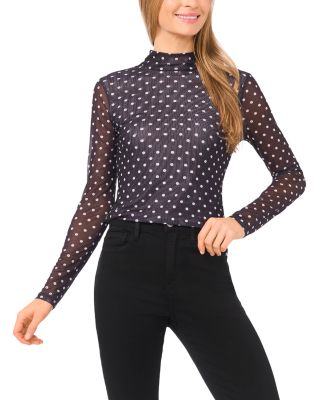 Turtleneck Fitted Long Sleeve Top