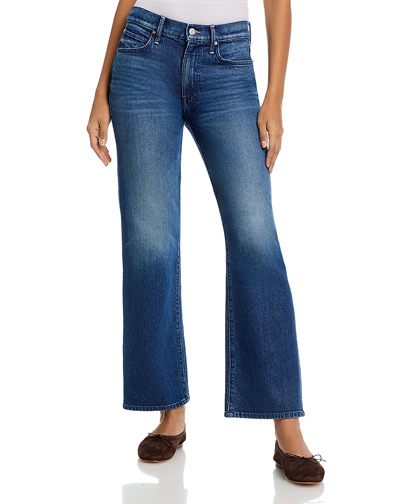 Mother Lil Kick It High Rise Flare Jeans in Which is Witch