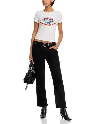 The Itty Bitty Cotton Ringer Tee