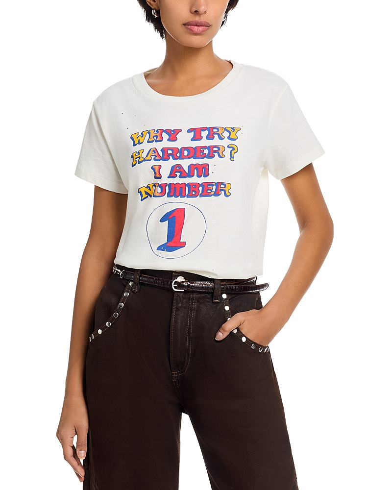 Mother The Boxy Goodie Goodie Graphic Tee