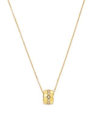 Diamond Pendant Necklace in 14K Yellow Gold, 0.20 tcw