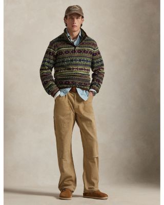Fair Isle Inspired Fleece Pullover