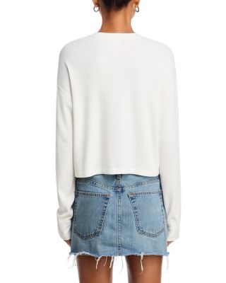 Waffle Boxy Henley Top