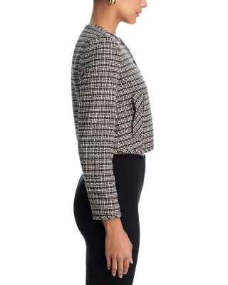 Woven Tweed Cardigan Jacket