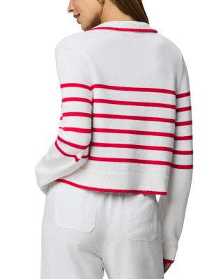 Nicolette Striped Polo Sweater