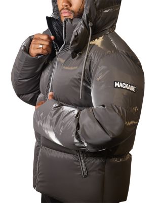 Kent-Glo High Gloss Quilted Hooded Down Jacket