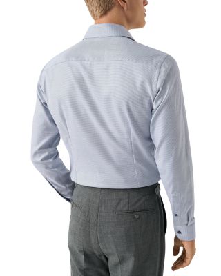 Slim Fit Semi Solid Twill Shirt