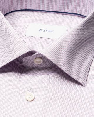 Contemporary Fit Textured Twill Shirt