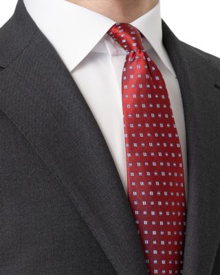 Geometric Silk Tie