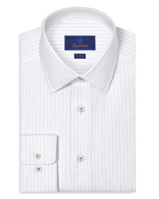 Trim Fit Dobby Stripe Dress Shirt