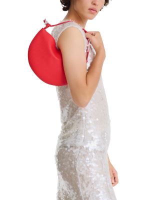 Le Roseau Leather Wristlet Clutch