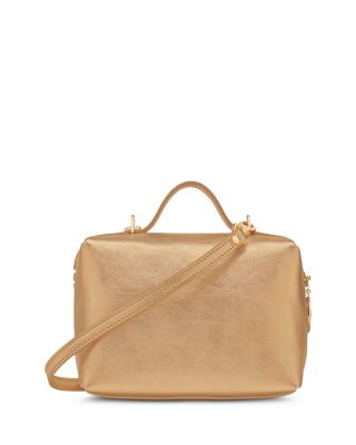 Le Pliage Mini Metallic Leather Vanity Crossbody