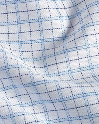 Trim Fit Dobby Check Dress Shirt
