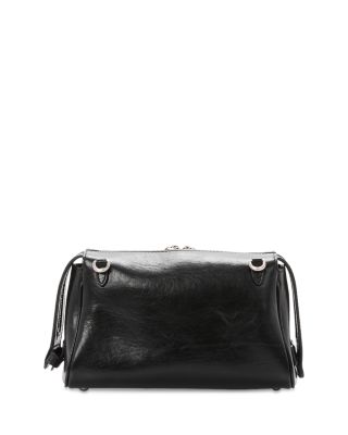 Convertible Leather Top Handle Crossbody