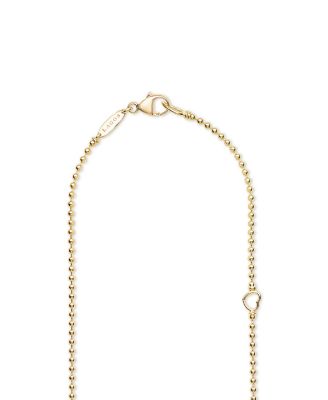 18K Yellow Gold Fizz Diamond Bezel Cluster Collar Necklace, 16-18"