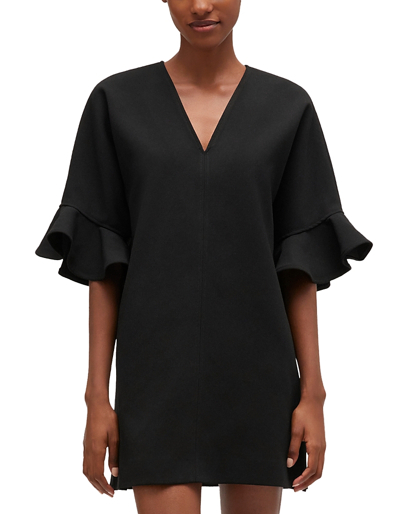 Ganni Mini Ruffle Dress