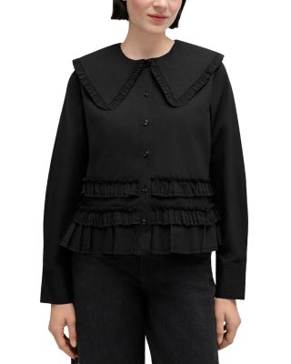 Ruffle Trim Shirt