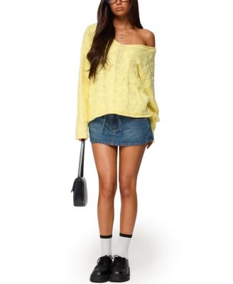 Inga Oversized Cable Knit Sweater