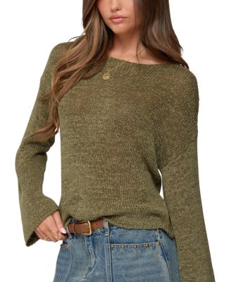 Drop Shoulder Light Knit Sweater