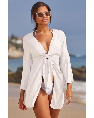 Radiance Plunge Front Cover-Up Tunic