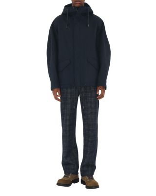 Short Bonded Gabardine Parka