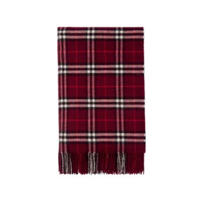Check Cashmere Blanket