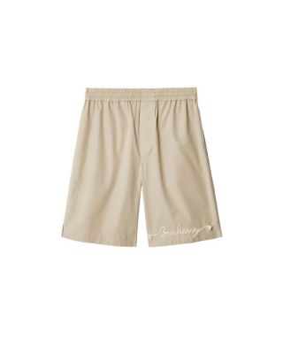  Knot Logo Cotton Shorts