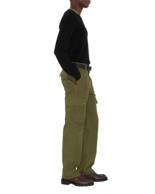 Gabardine Cargo Trousers