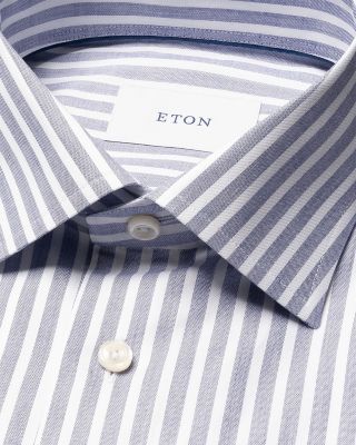 Contemporary Fit Button Front Twill Shirt