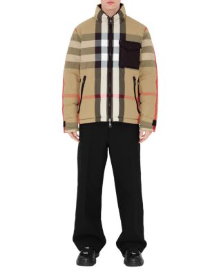 Reversible Check Puffer Jacket