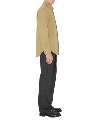 Relaxed Fit Gabardine Overshirt