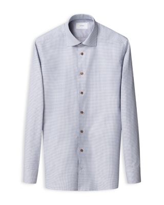 Slim Fit Button Front Twill Shirt