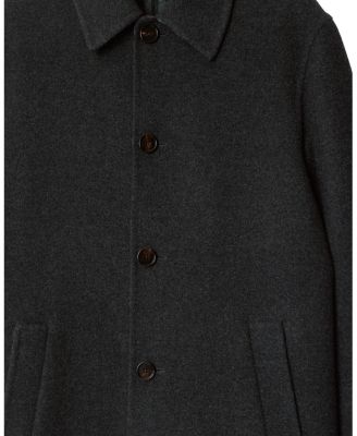 Mid-length Wool Car Coat
