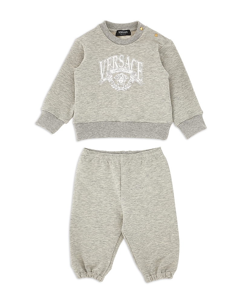 Versace Unisex Fleece Logo Sweatshirt and Sweatpants Set - Baby