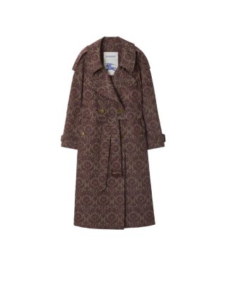 Long Baroque Viscose Blend Fitzrovia Trench Coat