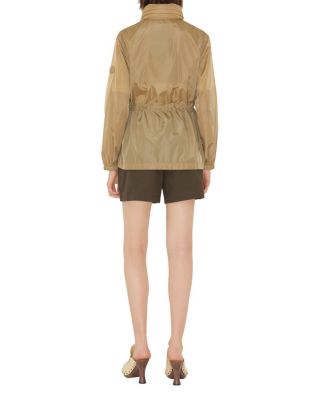  Short Checker-tape Nylon Parka