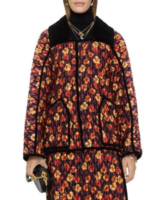 Geranium Leaf Quilted Nylon Floriston Jacket