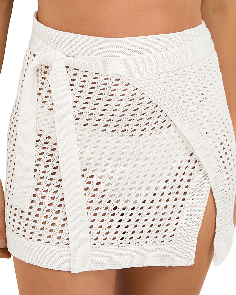 Vix Paula Hermanny Rena Mini Pareo Swim Cover-up In White