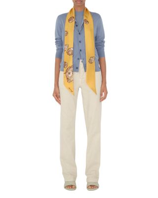  Skinny Poppy Silk Scarf