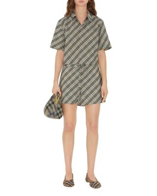 Check Cotton Pyjama Shorts