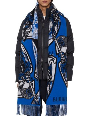  Charging Knight Wool Cashmere Scarf