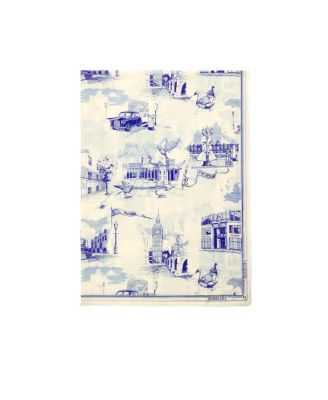  London Landmarks Wool Silk Scarf